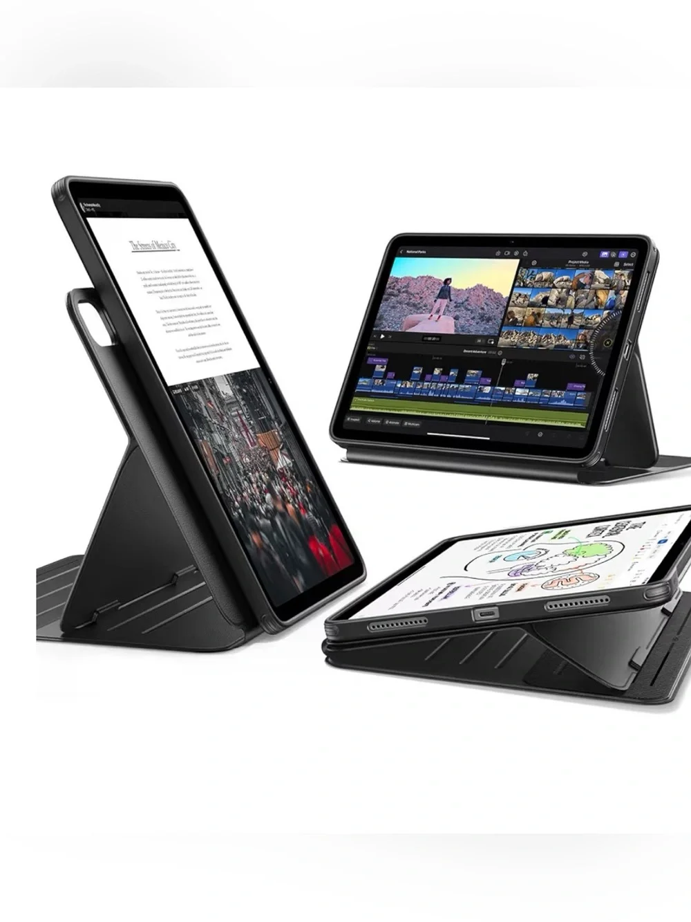 ESR Magnetic iPad Case - Black